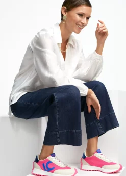 New Zapatillas deportivas azul y rosa flúor Zapatillas Deportivas