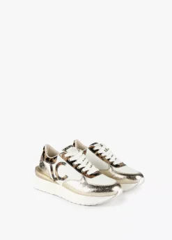 Sale Zapatillas sneakers detalles animal print Calzado
