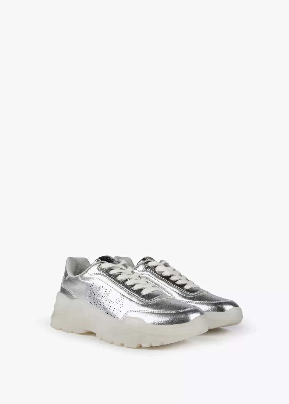 Sale Zapatillas tipo sneakers metalizadas Calzado